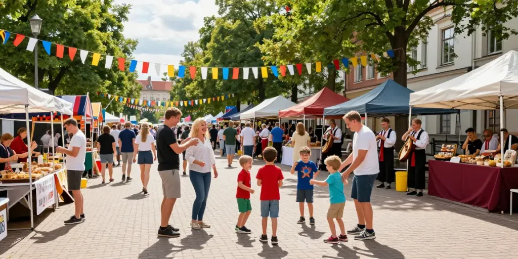 Discover exciting events and activities at www.kurpramogauti.lt in a lively summer festival.